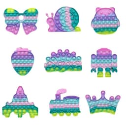 image-Jumbo Push Pop Fidget Sensory Toys -Mermaid collection