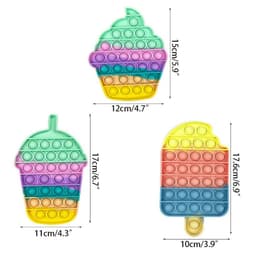 image-Jumbo Push Pop Fidget-Fidget Sensory Toy-Ice Cream collection