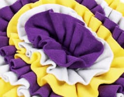 image-Pets Puzzle Toys Increase IQ Snuffle Mat-Purple Yellow Floral