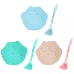 image-3 In 1 Reusable Pet Food Can Cover Silicone Dogs Cats Storage Tin Cap Lid Seal Cover Pet Supplies Suitable For 8.9cm/7.3cm/6.5cm