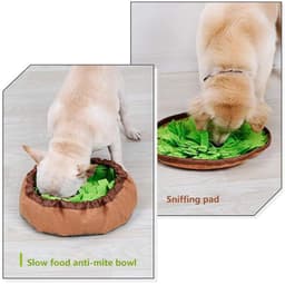 image-New Interactive Puzzle Toys Encourage Natural Foraging Skills Portable Nonslip Pet Snuffle Mat Slow Feeder Easy To Clean