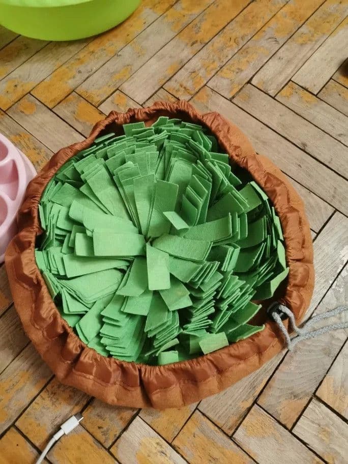 image-New Interactive Puzzle Toys Encourage Natural Foraging Skills Portable Nonslip Pet Snuffle Mat Slow Feeder Easy To Clean