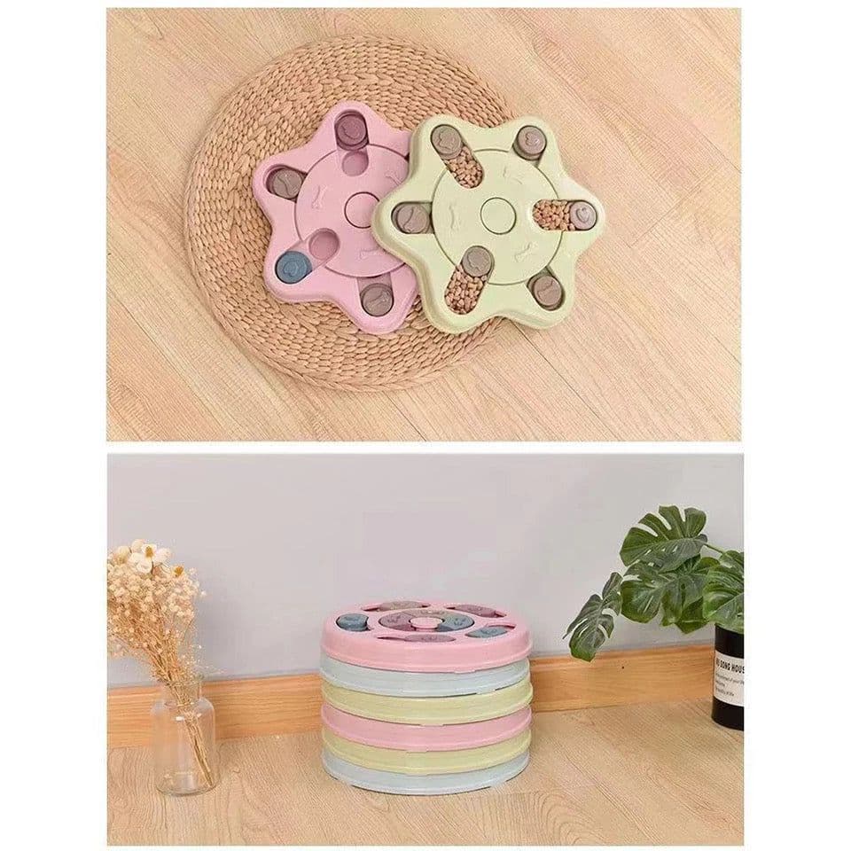 image-New Interactive Toy IQ Training Pets Slow Feeder Bowl Puzzle Eating Toys for Dogs and Cats