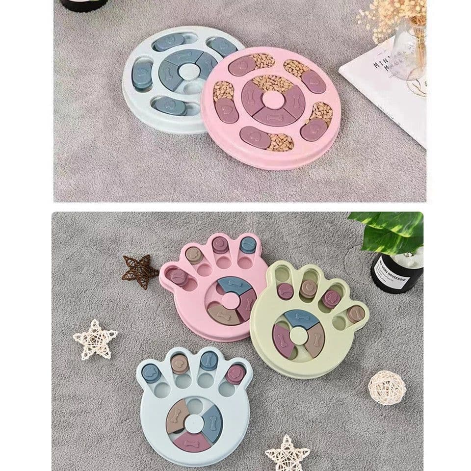 image-New Interactive Toy IQ Training Pets Slow Feeder Bowl Puzzle Eating Toys for Dogs and Cats