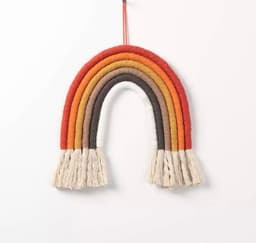 image-Different colors Handmade Rope Rainbow Wall Hanging / Nursery Decor / Baby Room Decor / Pets home/Nursery Wall Art