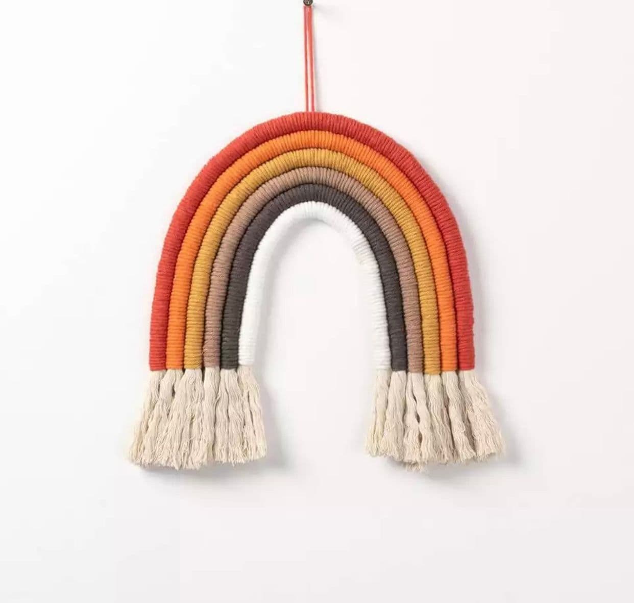 image-Different colors Handmade Rope Rainbow Wall Hanging / Nursery Decor / Baby Room Decor / Pets home/Nursery Wall Art