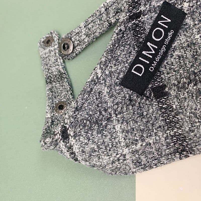 image-Dark Grey Plain bibs