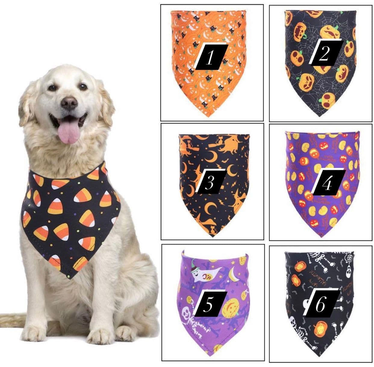 image-HOT SALES Halloween style bibs for pets