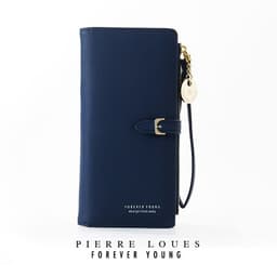 image-pierre loues new style ladies wallet Korean solid color ladies clutch large capacity ladies wrist bag