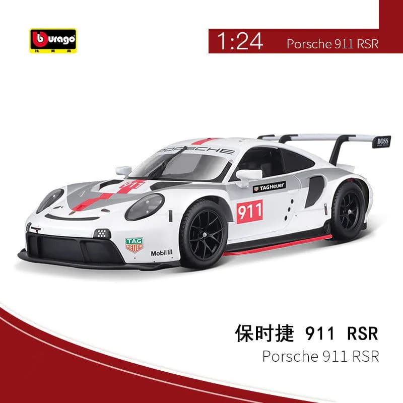 image-Higher than the United States 1:24 Porsche car model alloy car model sports car ornaments boys gift collection gift wholesale