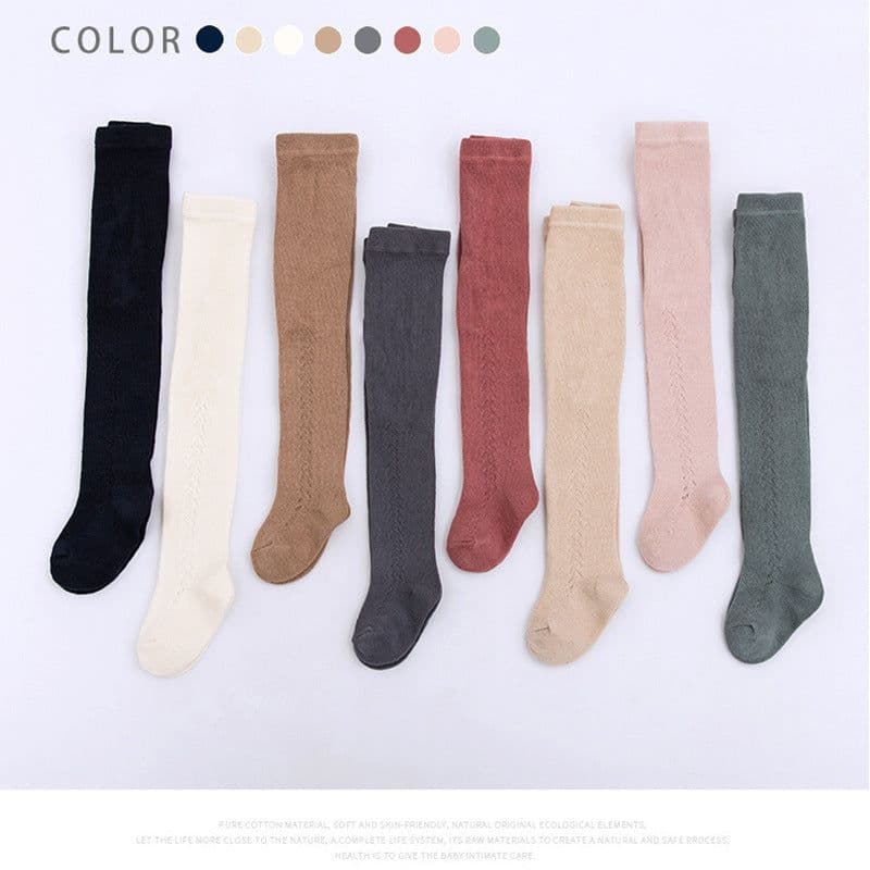 image-22 spring and autumn Spanish style thin hollow mesh infant leggings wheat ear transfer pantyhose