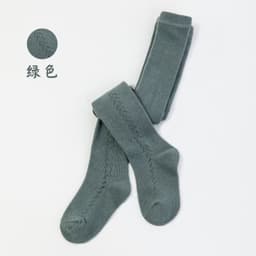 image-22 spring and autumn Spanish style thin hollow mesh infant leggings wheat ear transfer pantyhose