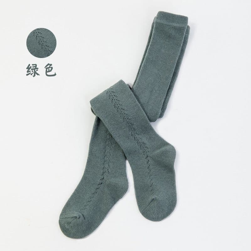 image-22 spring and autumn Spanish style thin hollow mesh infant leggings wheat ear transfer pantyhose