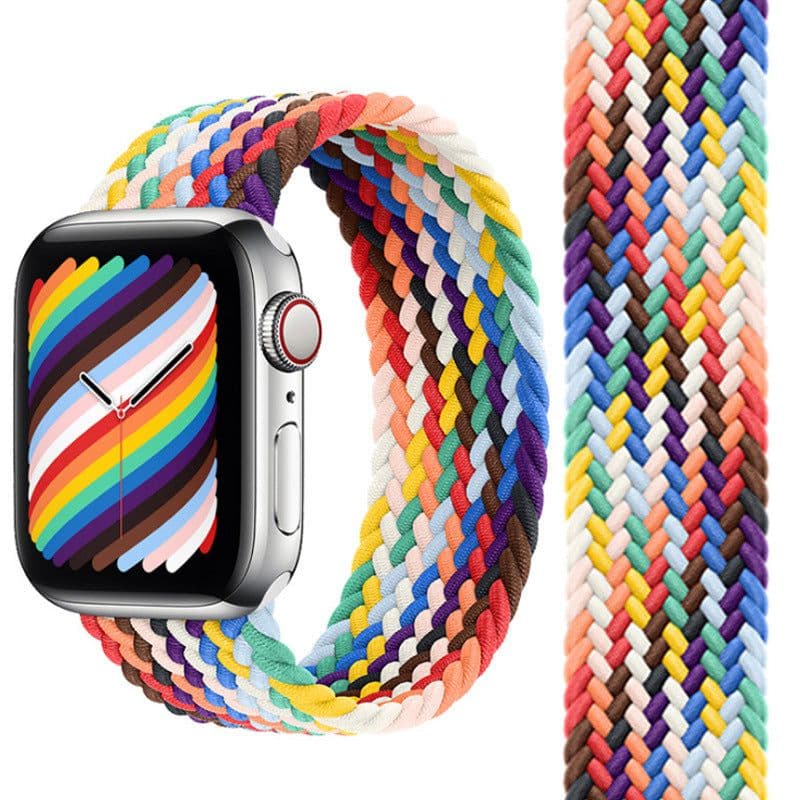 image-Strap For Apple watch band 44mm 40mm 38mm 42mm Nylon watchband bracelet correa pulseira iWatch serie 3 4 5 SE 6 7 45mm 41mm Band