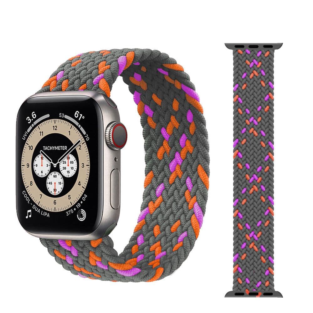 image-Strap For Apple watch band 44mm 40mm 38mm 42mm Nylon watchband bracelet correa pulseira iWatch serie 3 4 5 SE 6 7 45mm 41mm Band