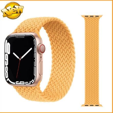 image-Strap For Apple watch band 44mm 40mm 38mm 42mm Nylon watchband bracelet correa pulseira iWatch serie 3 4 5 SE 6 7 45mm 41mm Band