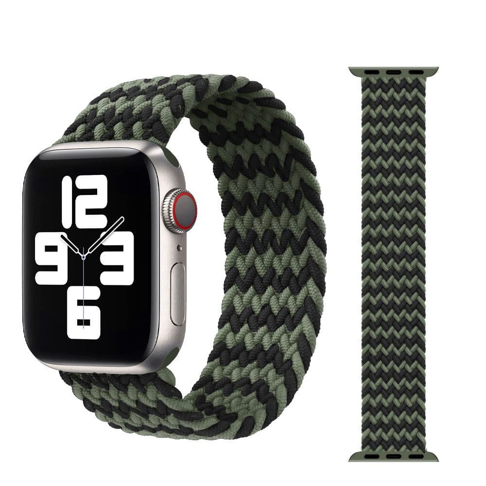 image-Strap For Apple watch band 44mm 40mm 38mm 42mm Nylon watchband bracelet correa pulseira iWatch serie 3 4 5 SE 6 7 45mm 41mm Band
