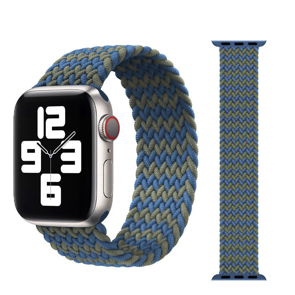 image-Strap For Apple watch band 44mm 40mm 38mm 42mm Nylon watchband bracelet correa pulseira iWatch serie 3 4 5 SE 6 7 45mm 41mm Band