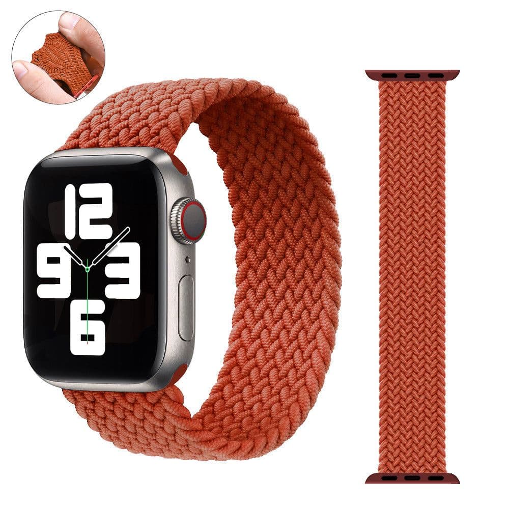 image-Strap For Apple watch band 44mm 40mm 38mm 42mm Nylon watchband bracelet correa pulseira iWatch serie 3 4 5 SE 6 7 45mm 41mm Band