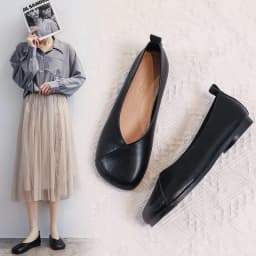 image-Genuine leather peas single shoes women 2023 new summer grandma flat soft leather pregnant women work floating shoes soft bottom small leather shoes