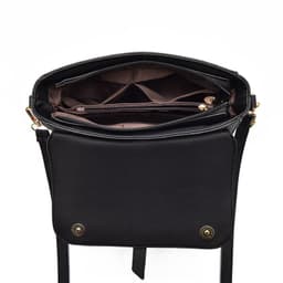 image-Ladies bags 2021 summer new trendy middle-aged and elderly single shoulder bag messenger bag litchi pattern mother bag one generation