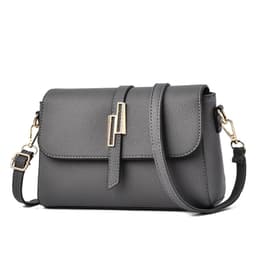 image-Ladies bags 2021 summer new trendy middle-aged and elderly single shoulder bag messenger bag litchi pattern mother bag one generation