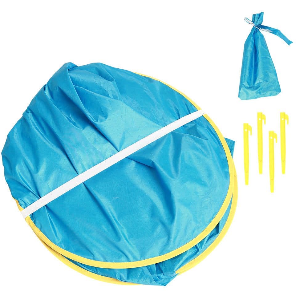 image-Children's Beach Tent - 40cm Ø Sunshade Playhouse - Polyester - 0-2 yrs