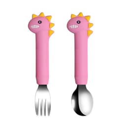 image-Baby Apple Dinosaur Silicone Dinner Plate Integrated Compartment Dinner Plate Children's Cute Cartoon Silicone Tableware Manufacturer
