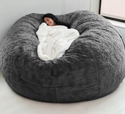 image-Lazy sofa bean bag chair foam furniture bean bag big sofa plush AliExpress one drop shipping
