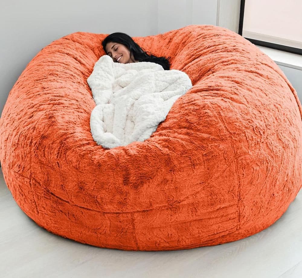 image-Lazy sofa bean bag chair foam furniture bean bag big sofa plush AliExpress one drop shipping