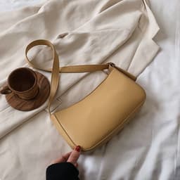 image-Bag women 2020 spring and summer new niche design retro armpit bag OL hand carry small bag shoulder bag messenger bag