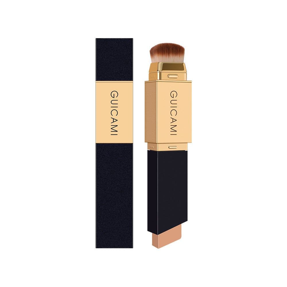 image-GUICAMI with brush contour stick silhouette nose shadow V face gray-brown tone face contouring shadow matte concealer makeup