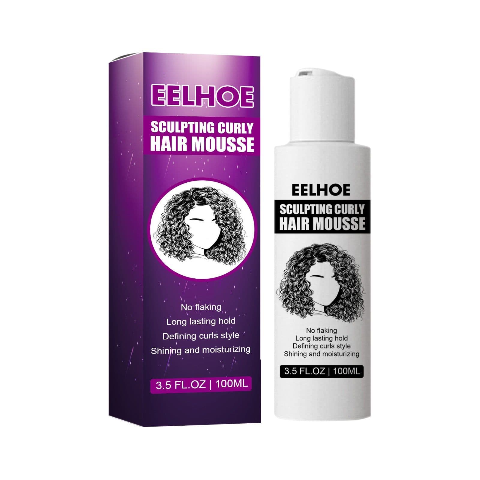 image-eelhoe hold elastin curly hair moisturizing fluffy hold natural volume hair treatment