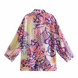 image-Amazon European and American women's fashion casual suit beach sunscreen suit long-sleeved shirt shorts turban three-piece suit