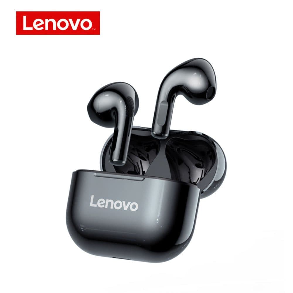 image-Lenovo lp40 semi-in-ear mini ultra-long standby call sports music TWS true wireless bluetooth headset cross-border