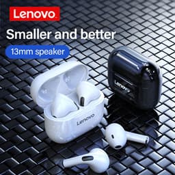 image-Lenovo lp40 semi-in-ear mini ultra-long standby call sports music TWS true wireless bluetooth headset cross-border