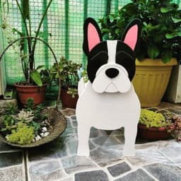 image-Cross-border independent station popular dog-planter pet dog flower pot potted garden home decoration ornaments
