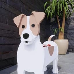 image-Cross-border independent station popular dog-planter pet dog flower pot potted garden home decoration ornaments