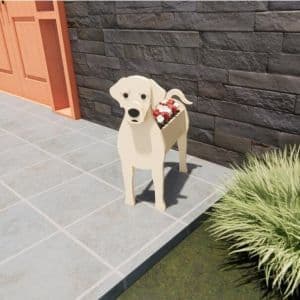 image-Cross-border independent station popular dog-planter pet dog flower pot potted garden home decoration ornaments