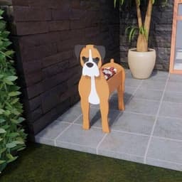 image-Cross-border independent station popular dog-planter pet dog flower pot potted garden home decoration ornaments