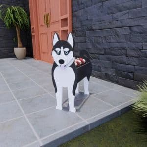 image-Cross-border independent station popular dog-planter pet dog flower pot potted garden home decoration ornaments