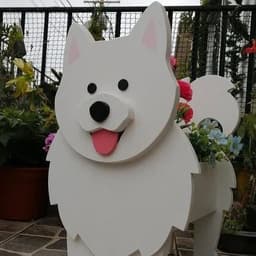 image-Cross-border independent station popular dog-planter pet dog flower pot potted garden home decoration ornaments