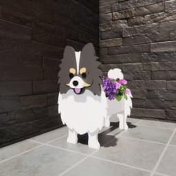 image-Cross-border independent station popular dog-planter pet dog flower pot potted garden home decoration ornaments