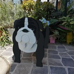 image-Cross-border independent station popular dog-planter pet dog flower pot potted garden home decoration ornaments