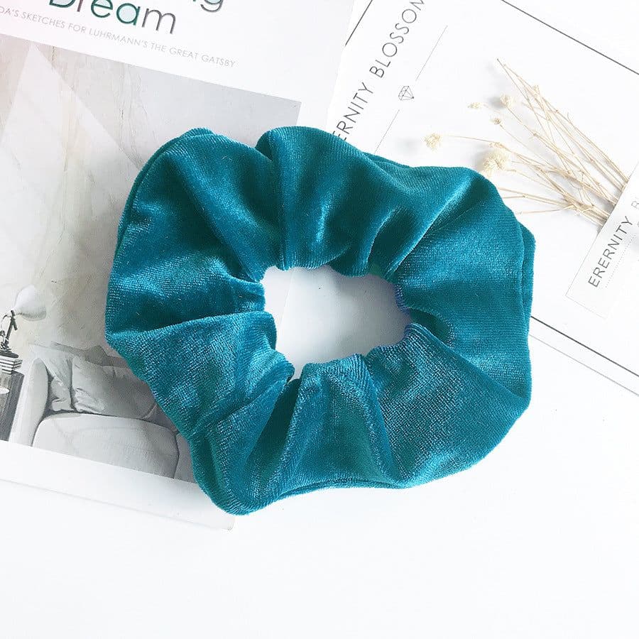 image-Flannel Hair Tie Hair Rope Amazon Velvet Fashion Ponytail Hair Accessories