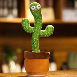 image-Mexican dancing cactus dancingcactus' vibrato the same electric plush toy cactus
