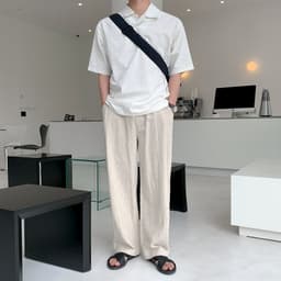 image-Good version Hong Kong style men's shirt short-sleeved solid color summer new thin casual shirt five-point sleeve Korean men's clothing