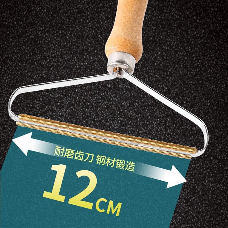 image-Shaving machine, manual coat hair remover, wooden handle hair remover, household hair remover, pet sticky brush, hair remover