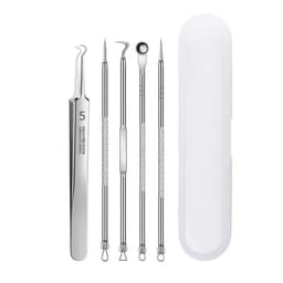 image-Stainless steel acne clip cell clip acne needle blackhead needle acne 8-piece set beauty tool acne needle set