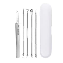 image-Stainless steel acne clip cell clip acne needle blackhead needle acne 8-piece set beauty tool acne needle set